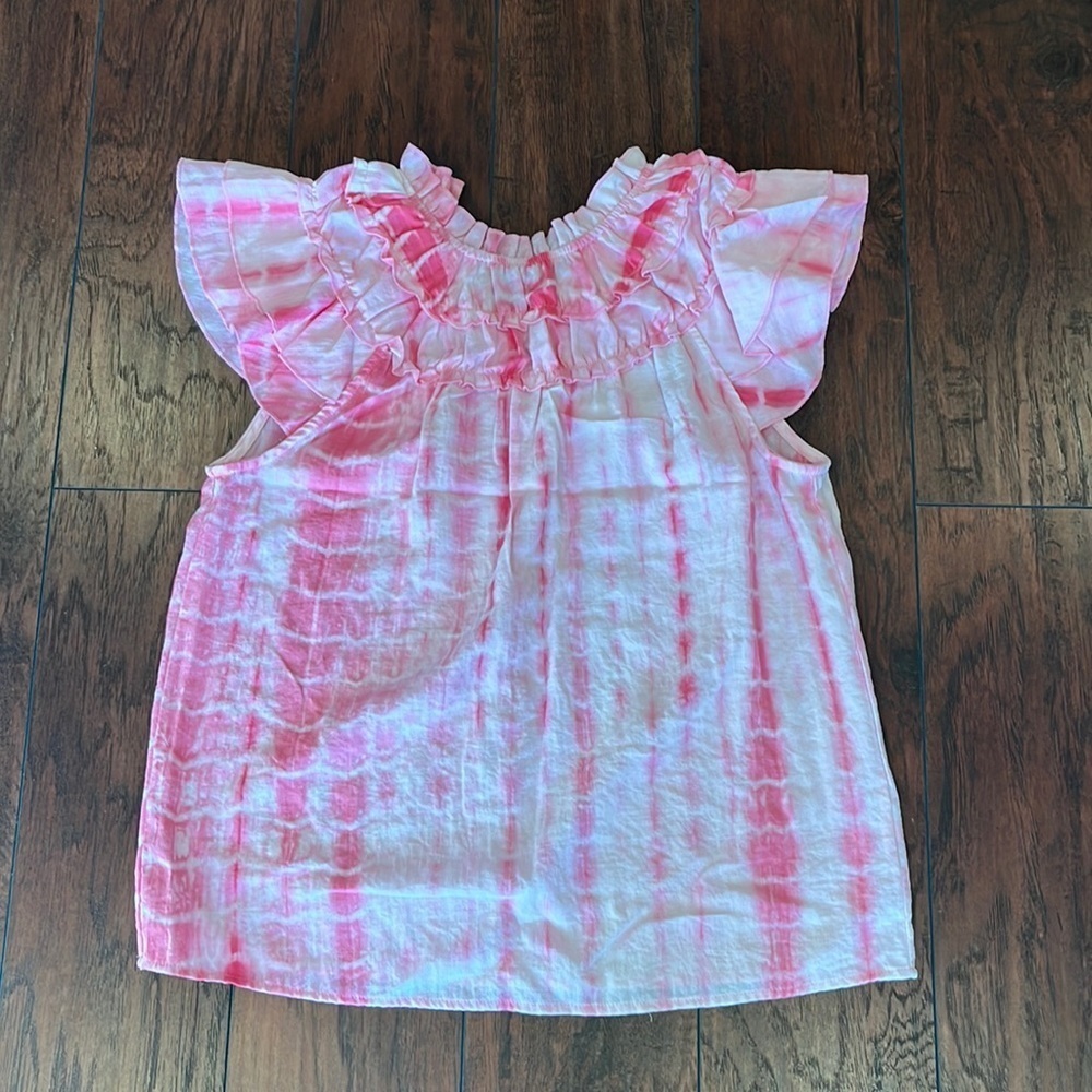 Bibi ruffle sleeve top, small